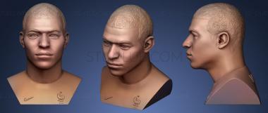 3D model Kylian Mbappe (STL)